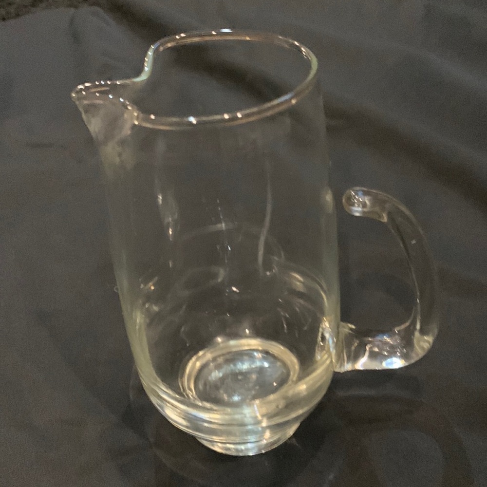 Vintage Miniature Clear Pitcher Unmarked